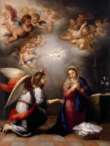 受胎告知 聖母マリア 有名な絵画 聖書物語