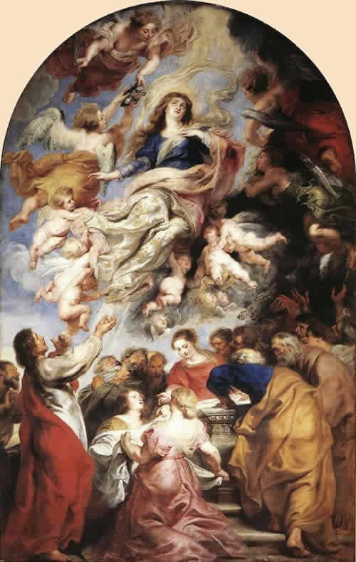 聖母被昇天 ルーベンス 絵画の解説
